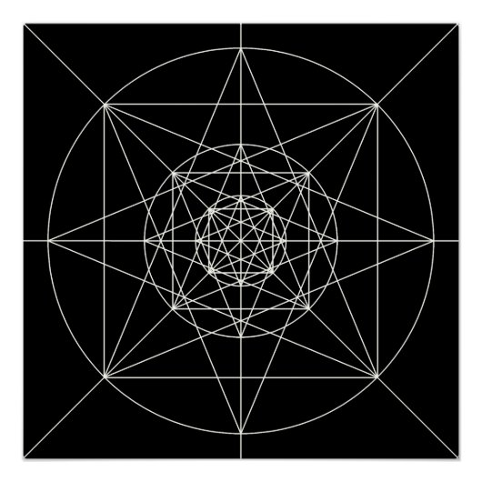 Derde meetbare meetkunde poster (Voorkant)