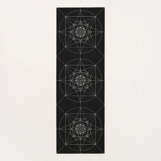 Derde meetbare meetkunde yogamat (Achterkant)