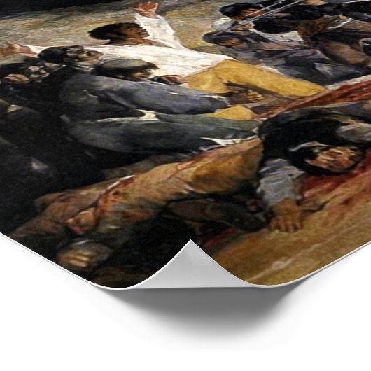Derde mei door Francisco de Goya Poster (Hoek)