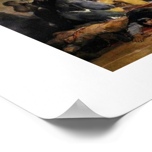 Derde mei, Spaans: El Tres de Mayo Poster (Hoek)