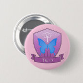 Derde - Mt. Caliwas School Pin Ronde Button 5,7 Cm (Voorkant /achterkant)