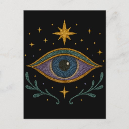 Derde Mystieke Oog Briefkaart (Voorkant)