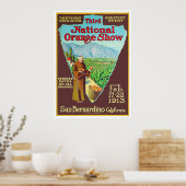 Derde nationaal Oranje Show 1913 Poster (Keuken)