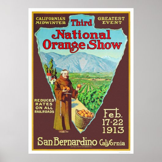 Derde nationaal Oranje Show 1913 Poster (Voorkant)