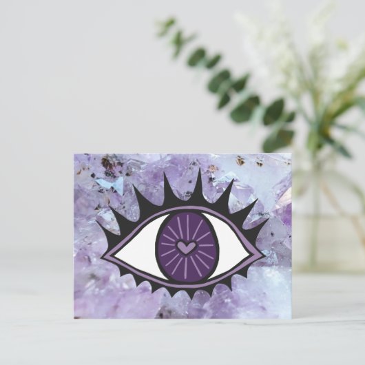 Derde ogen briefkaart (Staand voorkant)