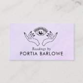 Derde ogen en handen Psychisch medium Visitekaartje (Voorkant)