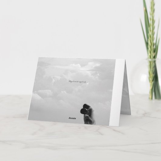 Derde-oog bericht - Valentijnskaart Kaart (Achterkant)