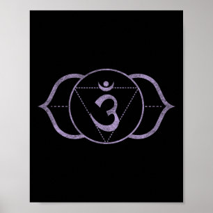 Derde Oog Chakra Ajna – Kundalini Yoga Meditatie Poster