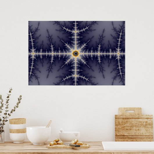 Derde oog - fractal poster (Keuken)