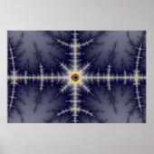 Derde oog - fractal poster (Voorkant)