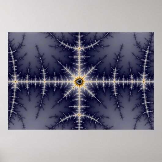 Derde oog - fractal poster (Voorkant)