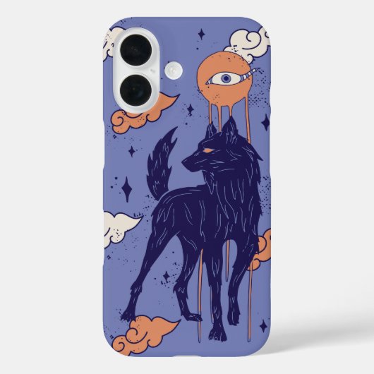 Derde oog gehuil - Mystic Wolf Case-Mate iPhone Case (Achterkant)
