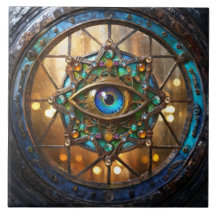 Derde Oog Landelijke Patrijspoort Raam