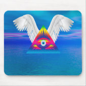 Derde Oog met Vleugels Muismat (Voorkant)