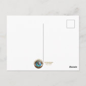 Derde Oog Mystieke Palm Briefkaart (Achterkant)