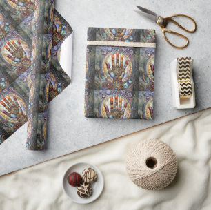 Derde Oog Mystieke Palm Cadeaupapier