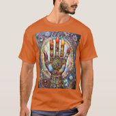 Derde Oog Mystieke Palm T-shirt (Voorkant)
