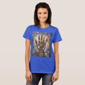 Derde Oog Mystieke Palm T-shirt (Voorkant volledig)