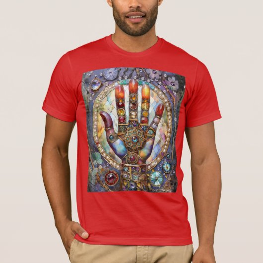 Derde Oog Mystieke Palm T-shirt (Voorkant)