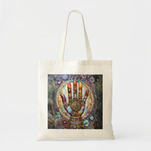 Derde Oog Mystieke Palm Tote Bag