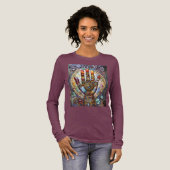 Derde Oog Mystieke Palm Tri-Blend Shirt (Voorkant)