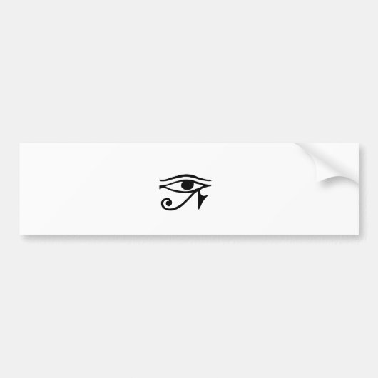 Derde Oog ~ Oog van Horus Bumpersticker (Voorkant)