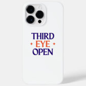 Derde oog Open -iPhone 14 Pro max hoesje (Achterkant)