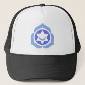 Derde oog Psychische Energie Ajna Chakra Trucker Pet (Voorkant)