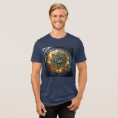 Derde Oog Rustieke Porthole Raam Tri-Blend Shirt (Voorkant volledig)