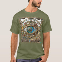 Derde Oog Versierd Vensterglas