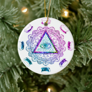 Derde oogbekertje keramisch ornament