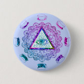 Derde oogbekertje ronde button 5,7 cm (Voorkant)
