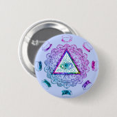 Derde oogbekertje ronde button 5,7 cm (Voorkant /achterkant)