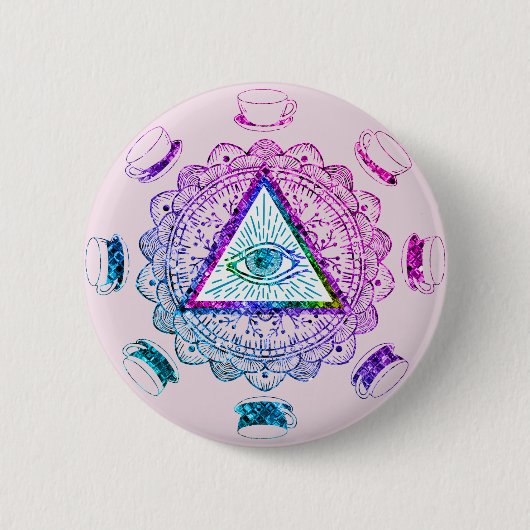 Derde oogbekertje ronde button 5,7 cm (Voorkant)