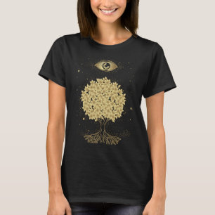 Derde oogboom Tarot Zodiac Mystic Pagan Witch ART T-shirt