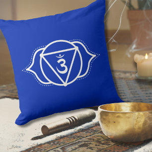 Derde oogchakra   Ajna   Indigo   meditatie Kussen