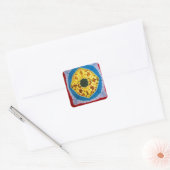 Derde oogdas kleurstof PhatDyes Vierkante Sticker (Envelop)