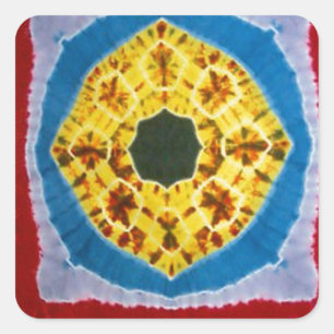 Derde oogdas kleurstof PhatDyes Vierkante Sticker