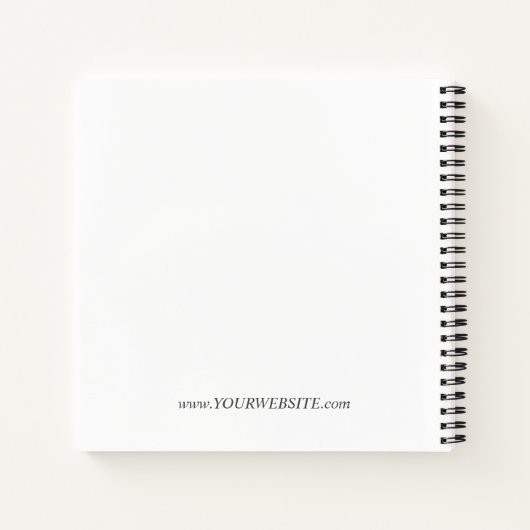 Derde ooghalve maan Boho Monogram paars Notitieboek (Achterkant)