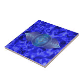 Derde oogkeramische keramische tegel tegeltje (Zijkant)