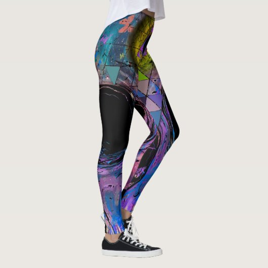 Derde Oogrog Psychedelic Skull - Leggings (Rechts)