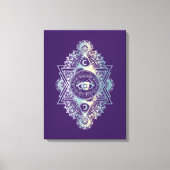 Derde oogschilderij - Gewikkeld canvas (Voorkant)