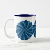 Derde oogschildklierkunst 2 tweekleurige koffiemok (Links)