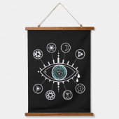 Derde oogschilkra met tapestry hangend wandkleed (Voorkant)