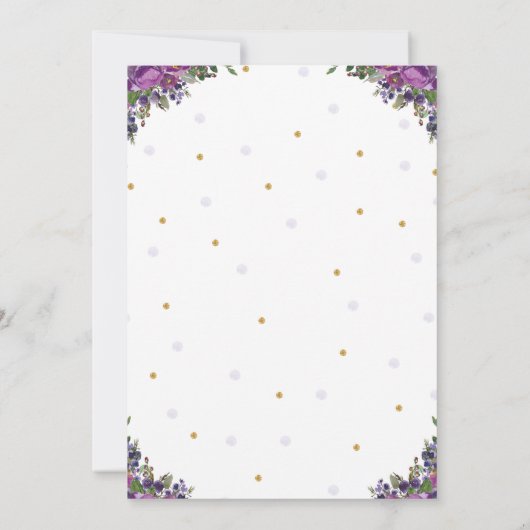 Derde Paarse bosbouwhuisdieren Kaart (Achterkant)