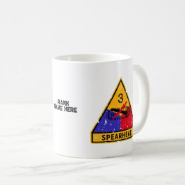 Derde Pantserdivisie - US Military "Grunge" Koffiemok