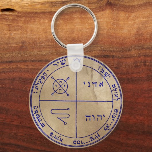 Derde Pentacle van Jupiter Sleutelhanger (Voorkant)