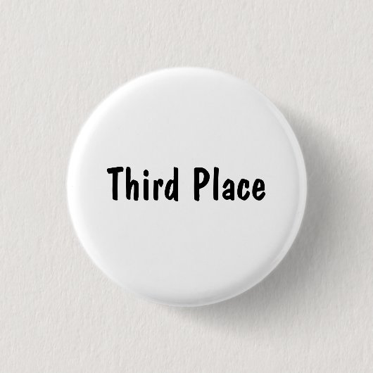 Derde plaats ronde button 3,2 cm (Voorkant)