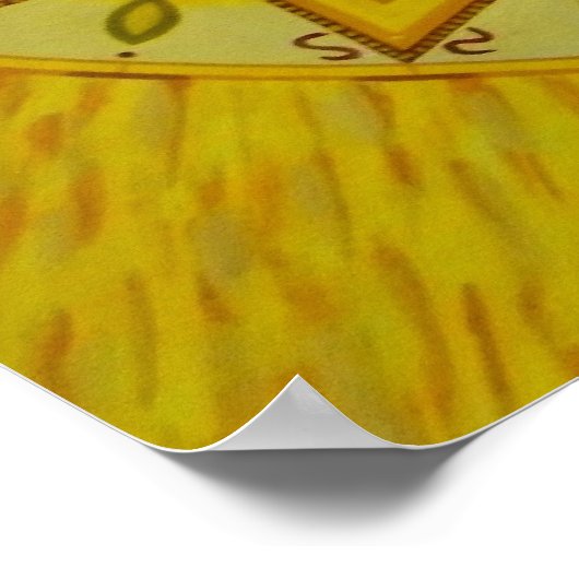 Derde Poster van Chakra Mandala (Hoek)