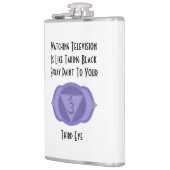 Derde prijsopgave voor eye Chakra Heupfles (Links)